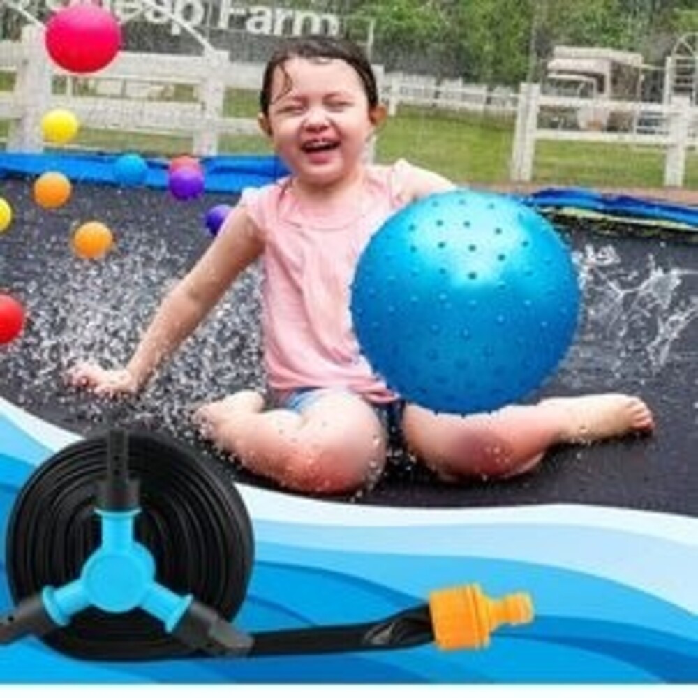 Trampoline Sprinkler Water Feature for Trampolines